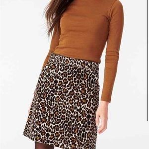 J. Crew size 10 corduroy buckle skirt